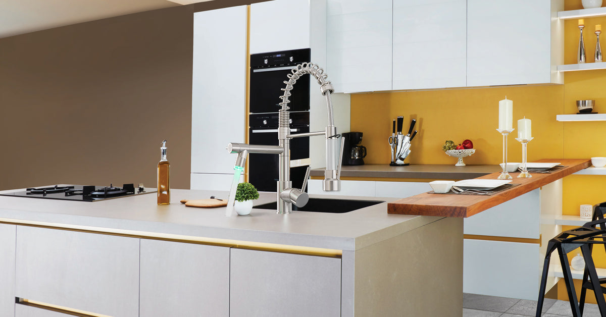 Why Gold Is The Perfect Finish For Your Kitchen Faucet Aimadi Sanitary   191 33N LED 45 2 