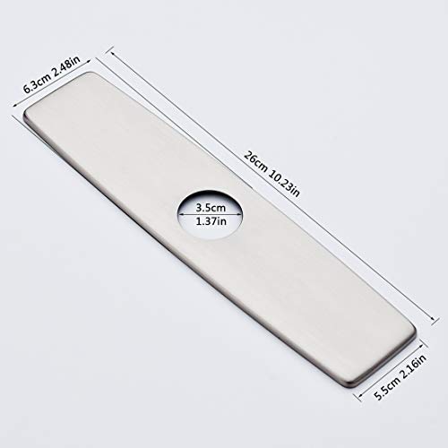 AIMADI 10.23 Inch Single Hole Cover Deck Plate for Kitchen Sink Faucet